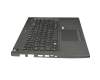6BVDKN5017 teclado incl. topcase original Acer DE (alemán) negro/negro con retroiluminacion