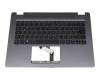 6BVP4N8020 teclado incl. topcase original Acer DE (alemán) negro/canaso con retroiluminacion