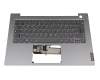 6Z.NDRSN.00G teclado incl. topcase original Lenovo DE (alemán) gris/plateado