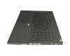 70N10T1T1140 teclado incl. topcase original Acer DE (alemán) negro/negro con retroiluminacion