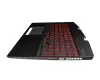 71NHY232098 teclado incl. topcase original HP DE (alemán) negro/negro con retroiluminacion