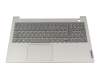 71NJBE38033 teclado incl. topcase original Compal DE (alemán) gris oscuro/canaso con retroiluminacion