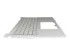 72BDO42A teclado incl. topcase original Asus DE (alemán) plateado/plateado