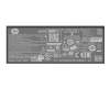 777669-001 cargador original HP 65 vatios angular
