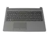 7H2230 teclado incl. topcase original HP FR (francés) negro/negro