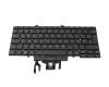 7XH1W teclado original Dell DE (alemán) negro/negro con retroiluminacion y mouse-stick