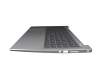 8207029073 teclado incl. topcase BOW DE (alemán) negro/canaso con retroiluminacion