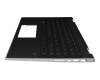 8K2091 teclado incl. topcase original HP DE (alemán) negro/negro con retroiluminacion