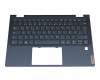8S5CB1B22387KSSV teclado incl. topcase original Lenovo DE (alemán) azul/azul con retroiluminacion (Abyss Blue)