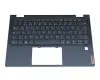 8S5CB1B22387KSSV teclado incl. topcase original Lenovo DE (alemán) azul/azul con retroiluminacion (Abyss Blue)