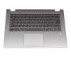 8SSN20Q40750 teclado incl. topcase original Lenovo SP (español) gris/plateado con retroiluminacion