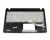 90NB0B01-R30490 teclado incl. topcase original Asus DE (alemán) negro/plateado