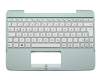 90NB0BK2-R31GE0 teclado incl. topcase original Asus DE (alemán) blanco/verde