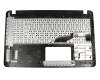 90NB0HG1-R31GE1 teclado incl. topcase original Asus DE (alemán) negro/plateado para ranuras ODD