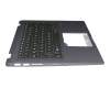 90NB0J71-R31GE1 teclado incl. topcase original Asus DE (alemán) negro/azul con retroiluminacion