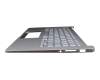 90NB0LP2-R31GE1 teclado incl. topcase original Asus DE (alemán) plateado/plateado con retroiluminacion