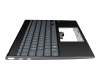 90NB0QX0-R30GE0 teclado incl. topcase original Asus DE (alemán) gris/negro