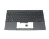 90NB0TJ1-R30P01 teclado incl. topcase original Asus PO (portugués) antracita/canaso con retroiluminacion