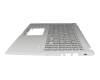 90NB0TY2-R34GE1 teclado incl. topcase original Asus DE (alemán) gris/plateado