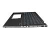 90NB0W22-R30GE0 teclado incl. topcase original Asus DE (alemán) negro/negro con retroiluminacion