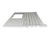 90NB0Y82-R32GE0 teclado incl. topcase original Asus DE (alemán) plateado/plateado