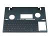 90NB0Z21-R30GE0 teclado incl. topcase original Asus DE (alemán) azul/azul con retroiluminacion