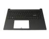 90NB10R1-R30GE0 teclado incl. topcase original Asus DE (alemán) negro/negro con retroiluminacion