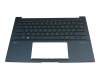 90NB11R1-R31GE0 teclado incl. topcase original Asus DE (alemán) azul/azul con retroiluminacion