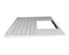 90NB14C3-R31GE2 teclado incl. topcase original Asus DE (alemán) plateado/plateado con retroiluminacion