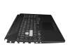 90NR05V6-R31GE1 teclado incl. topcase original Asus DE (alemán) negro/transparente/negro con retroiluminacion