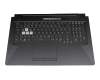 90NR05Y4-R31GE1 teclado incl. topcase original Asus DE (alemán) negro/transparente/negro con retroiluminacion