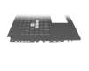 90NR0971-R31UK1 teclado incl. topcase original Asus UK (Inglés) negro/transparente/negro con retroiluminacion