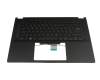 90NR0D21-R31SF0 teclado incl. topcase original Asus SF (suiza-francés) negro/negro con retroiluminacion