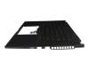 90NR0D21-R31SF0 teclado incl. topcase original Asus SF (suiza-francés) negro/negro con retroiluminacion