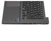 90NX00F1-R31GE0 teclado incl. topcase original Asus DE (alemán) negro/negro con retroiluminacion y mouse stick