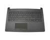 925008-041 teclado incl. topcase original HP DE (alemán) negro/negro (diamond)