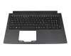 92704E40K201 teclado incl. topcase original Acer CH (suiza) negro/negro