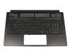 957-17G11E-C24 teclado incl. topcase original MSI DE (alemán) negro/negro