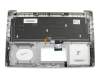 9Z.N8SLN.S01 teclado incl. topcase original Darfon DE (alemán) plateado/plateado con retroiluminacion (para modelos con HDD)