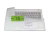 9Z.NB0S0.00G teclado incl. topcase original Acer DE (alemán) negro/blanco