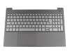 9Z.NDRBN.A0G teclado incl. topcase original Lenovo DE (alemán) gris oscuro/negro con retroiluminacion