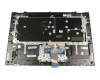9Z.NDSBN.A0G teclado incl. topcase original Lenovo DE (alemán) gris/canaso con retroiluminacion