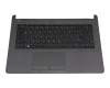 9Z.NE0SQ.50G teclado incl. topcase original HP DE (alemán) negro/canaso