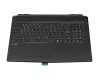 9Z.NEKBN.B2G teclado incl. topcase original Darfon DE (alemán) negro/negro/rosé con retroiluminacion