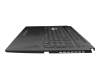 AC22032030309 teclado incl. topcase original Asus DE (alemán) negro/transparente/negro con retroiluminacion