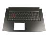 ACM16B66D0 teclado incl. topcase original Acer DE (alemán) negro/negro con retroiluminacion (1050)