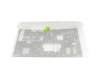 ACM21F9/6D0 teclado incl. topcase original Acer DE (alemán) negro/negro con retroiluminacion