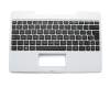 AEXC4F00010 teclado incl. topcase original Quanta FR (francés) negro/blanco