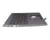 AEZBUG00010 teclado incl. topcase original Acer DE (alemán) gris oscuro/canaso