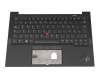 AM1U8000900K teclado incl. topcase original Lenovo DE (alemán) negro/negro con retroiluminacion y mouse stick